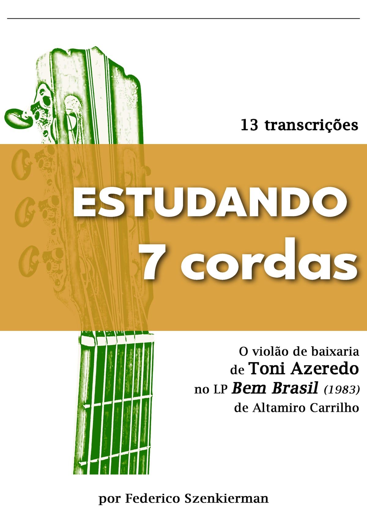Tapa de Estudando 7 Cordas: Bem Brasil